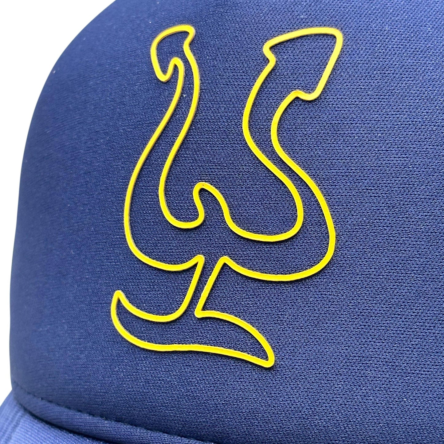 Pepe Aguilar Gorra de Troquero con broche - Azul con logo amarillo
