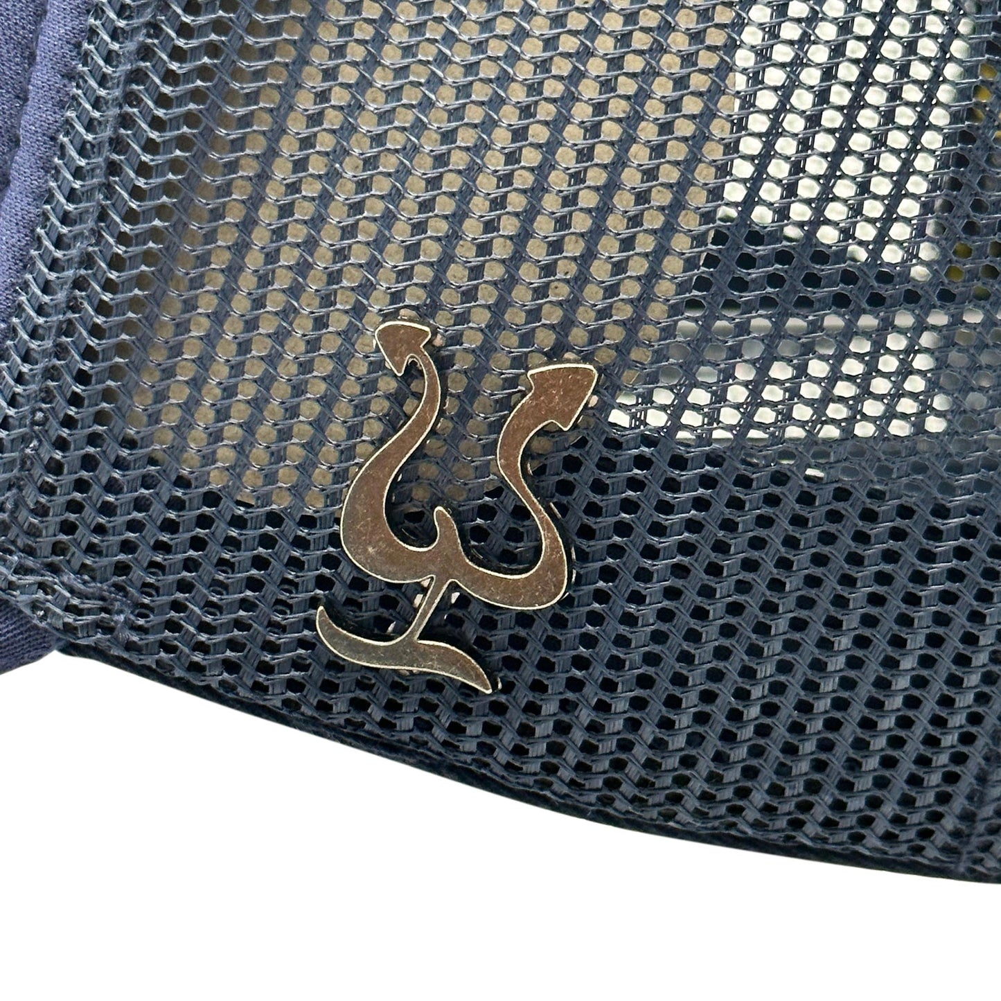 Pepe Aguilar Gorra de Troquero con broche - Azul con logo amarillo