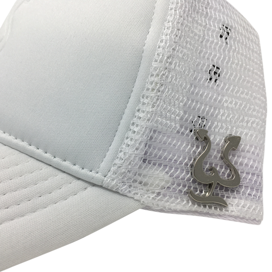 Pepe Aguilar Gorra de Troquero - Blanco con Broche