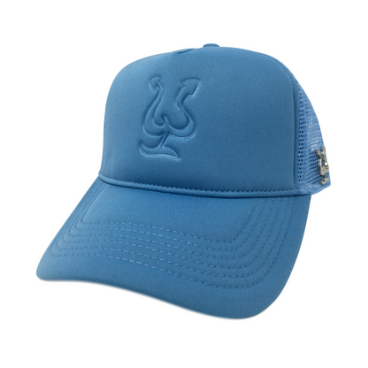 Pepe Aguilar Trucker Cap - Light Blue with Brooch