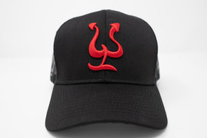Pepe Aguilar Hat - Black with Red Logo