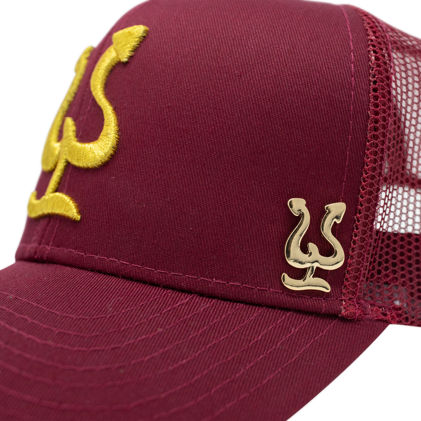 Pepe Aguilar Gorra de Troquero - Colección de Oro - Rojo