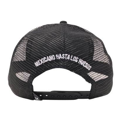 Pepe Aguilar - Calavera "Mexicano Hasta Los Huesos" Gorra de Troquero Premium