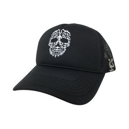 Pepe Aguilar - Calavera "Mexicano Hasta Los Huesos" Gorra de Troquero Premium