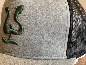Pepe Aguilar Hat - Black & Grey with Green Logo