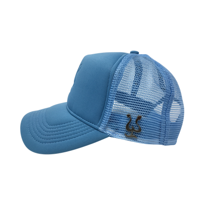 Pepe Aguilar Trucker Cap - Light Blue with Brooch